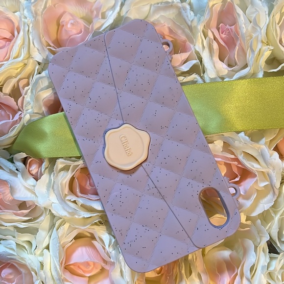 NWT IPHONE 6 5 XS - MAX SEAL STAMPED CASE (PURPLE) about 3.25” X 6.25”16cm X 8cm - Picture 6 of 10